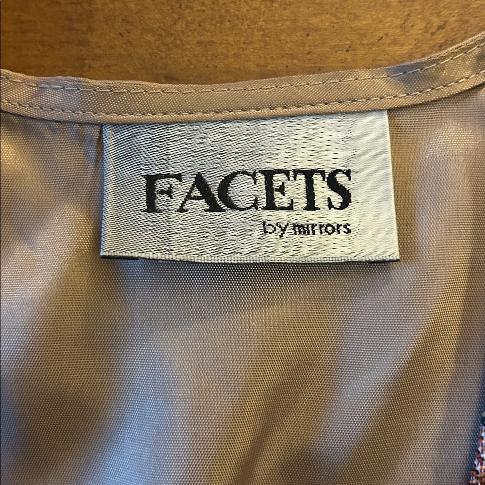Vintage Facets by mirrors Teddy Bear Tapestry Vest - Picture 4 of 8